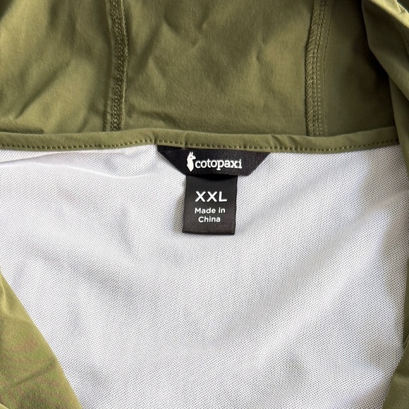 Cotopaxi Vuelta Performance Windbreaker Jacket Men’s XXL Color Pine Vented Light - Picture 3 of 16